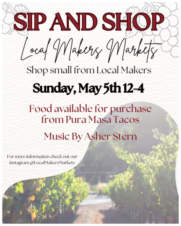 Sip and Shop May 5th